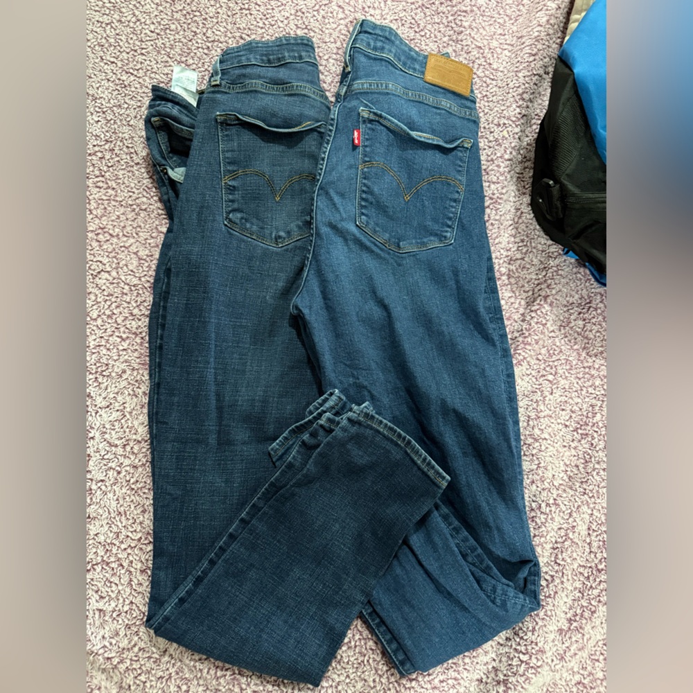 Levi's blue Denim jeans (2 pairs) high rise